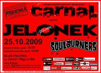 Plakat - Carnal, Jelonek, Soulburners