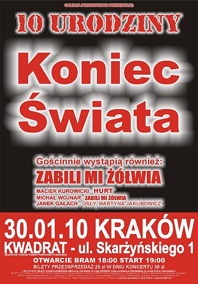 Plakat - Koniec Świata, Zabili mi żółwia