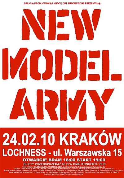 Plakat - New Model Army