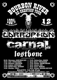 Plakat - Corruption, Carnal, Lostbone