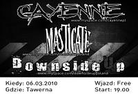 Plakat - Cayenne, Masticate, Downsideup