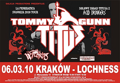 Plakat - Titus' Tommy Gunn, Witchking