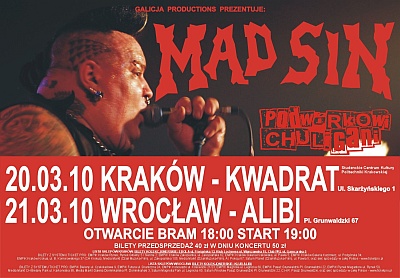 Plakat - Mad Sin, Podwórkowi Chuligani