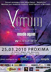 Plakat - Votum, Inside Again, Wild Spirit