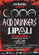 Koncert Coma, Acid Drinkers, Lipali
