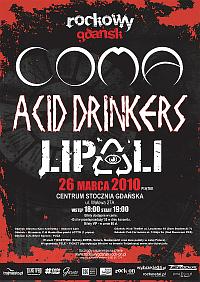 Plakat - Coma, Acid Drinkers, Lipali