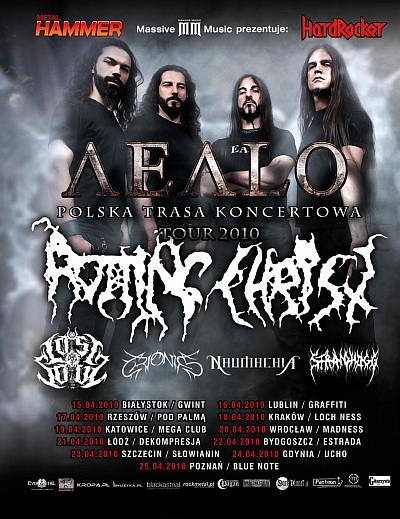 Plakat - Rotting Christ, Lost Soul, Crionics