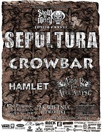 Plakat - Sepultura, Crowbar, Hamlet
