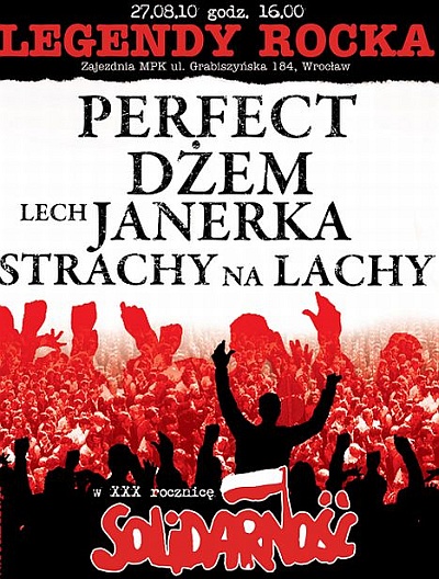 Plakat - Perfect, Dżem, Lech Janerka, Strachy na Lachy