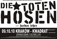 Plakat - Die Toten Hosen, Farben Lehre