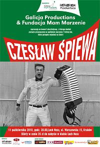 Plakat - Czesław Śpiewa