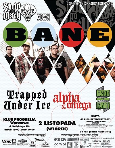 Plakat - Bane, Trapped Under Ice, Alpha & Omega