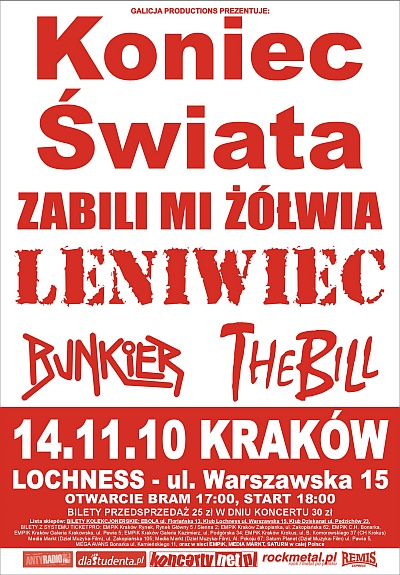 Plakat - Koniec Świata, Zabili mi żółwia