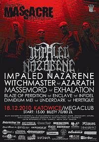 Plakat - Impaled Nazarene, Witchmaster, Azarath