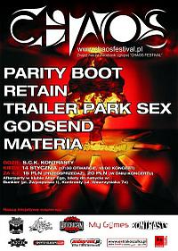 Plakat - Parity Boot, Retain, Trailer Park Sex
