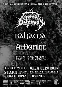 Plakat - Eternal Deformity, Baliama, At Domine