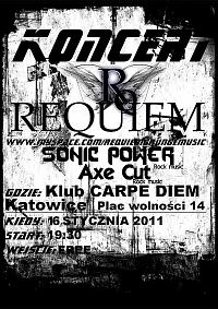 Plakat - Requiem, Sonic Power, Axe Cut