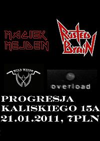 Plakat - Maciek Mejden, Overload, Rusted Brain