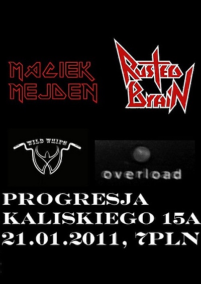 Plakat - Maciek Mejden, Overload, Rusted Brain