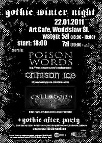 Plakat - Poison Words, Crimson Ice, Calladorn