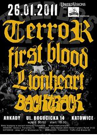 Plakat - Terror, First Blood, Lionheart