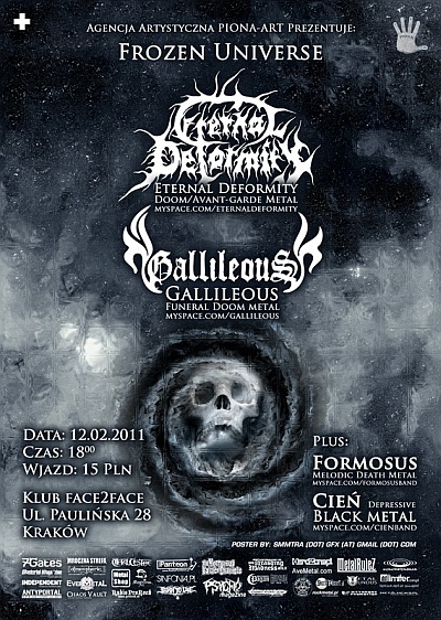 Plakat - Eternal Deformity, Gallileous, Formosus