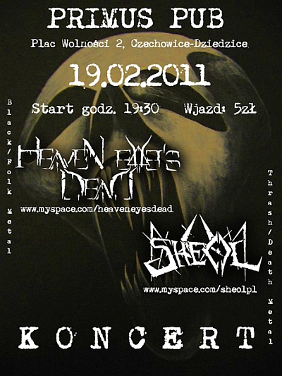 Plakat - Heaven Eye's Dead, Sheol