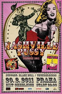 Plakat - Nashville Pussy, Black Bull, Thunderbirds