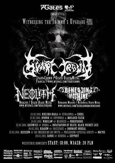 Plakat - Svart Crown, Neolith, Beheading Machine