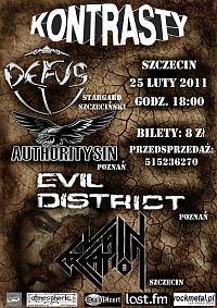 Plakat - Defus, Authority Sin, Evil District