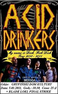 Plakat - Acid Drinkers, Mouga, Blade Loki