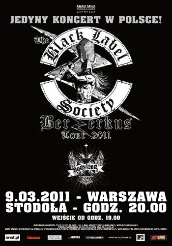 Plakat - Black Label Society, Godsized, J. D. Overdrive
