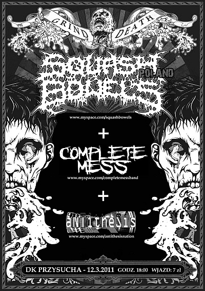 Plakat - Squash Bowels, Complete Mess, Antithesis