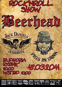 Plakat - Beerhead, J. D. Overdrive, Pigs In Tank