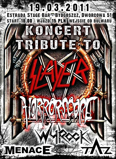 Plakat - Horrorscope, Wyrock, Taz, Menace