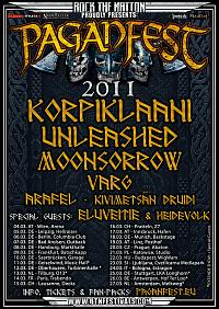 Plakat - Korpiklaani, Unleashed, Moonsorrow