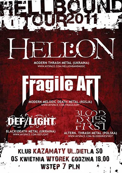 Plakat - Hell:On, Fragile Art, Def Light