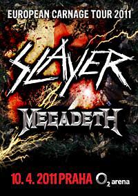 Plakat - Slayer, Megadeth