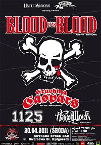 Plakat - Blood For Blood, Crushing Caspars