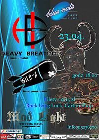 Plakat - Heavy Breathers, Wild-A, Mad Light