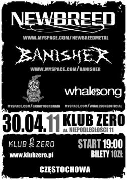 Plakat - Newbreed, Banisher, Whalesong