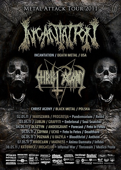 Plakat - Incantation, Christ Agony, Feto In Fetus