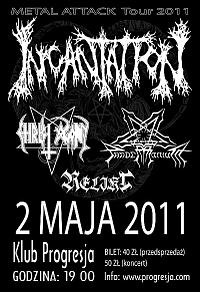 Plakat - Incantation, Christ Agony, Pandemonium