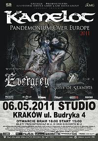 Plakat - Kamelot, Evergrey, Amaranthe, Sons of Seasons