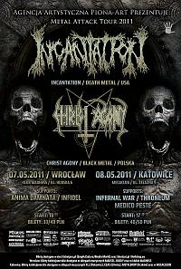 Plakat - Incantation, Christ Agony, Infernal War