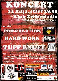 Plakat - Tuff Enuff, Hard Work, Pro-Creation