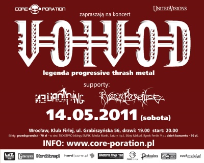 Plakat - Voivod, Neurothing, Black Pocket Lice