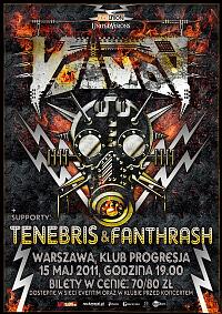 Plakat - Voivod, Tenebris, Fanthrash