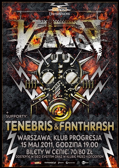 Plakat - Voivod, Tenebris, Fanthrash