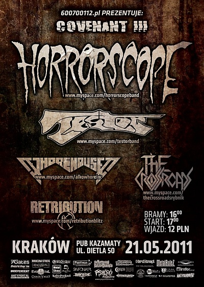 Plakat - Horrorscope, Testor, Whorehouse